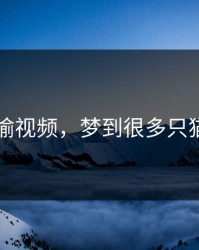 张津瑜视频，梦到很多只猫死了